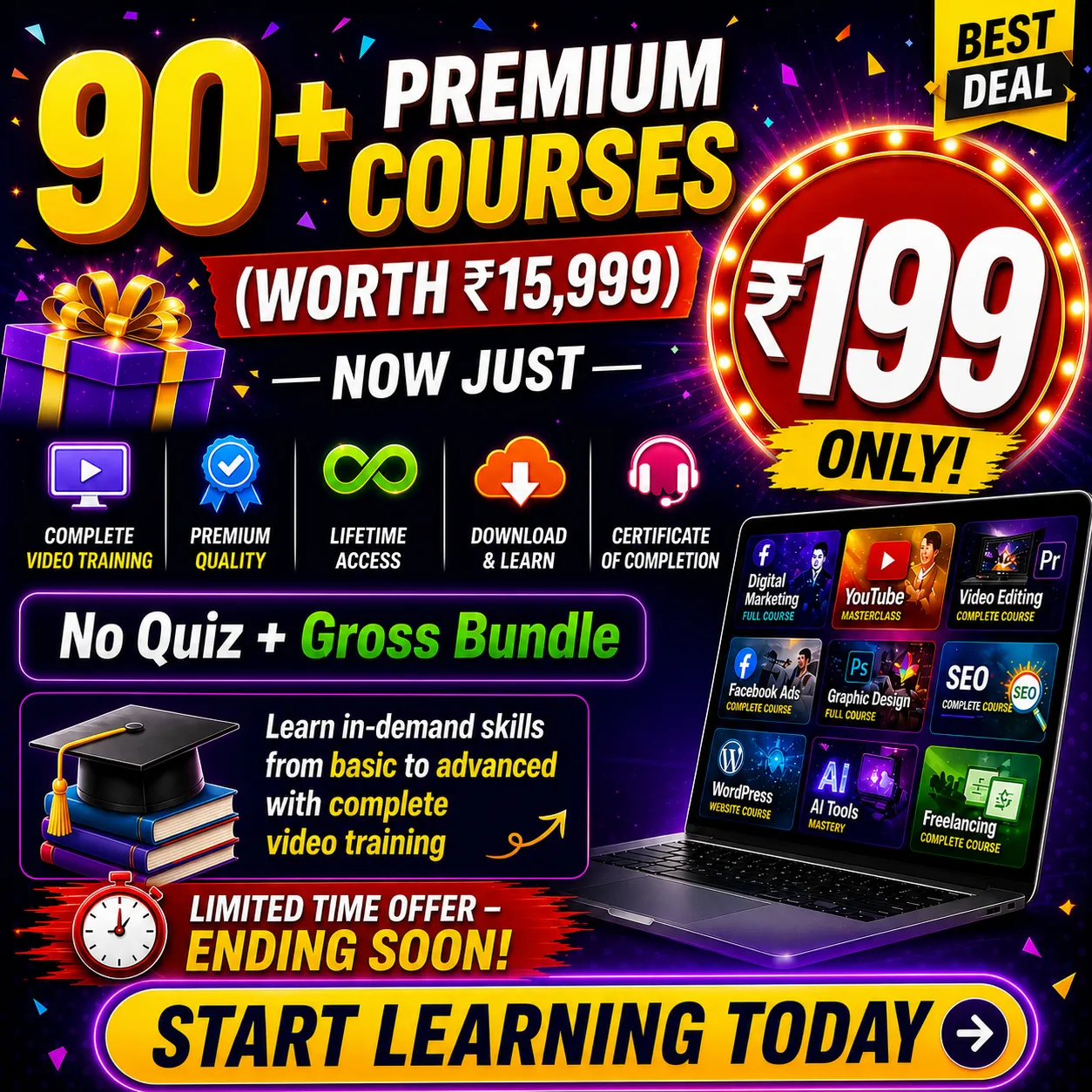 92+ Courses Bundle